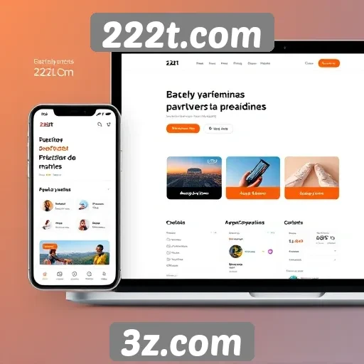 Plataforma 222t.com se destaca pelo design responsivo